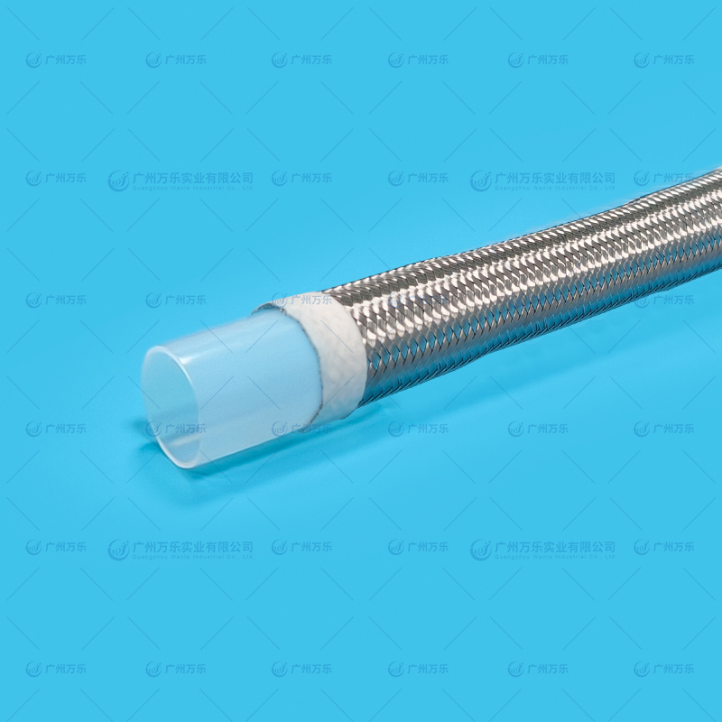 SS Braided Smooth Teflon Hose 不锈钢编织平滑特氟龙管 F -0041