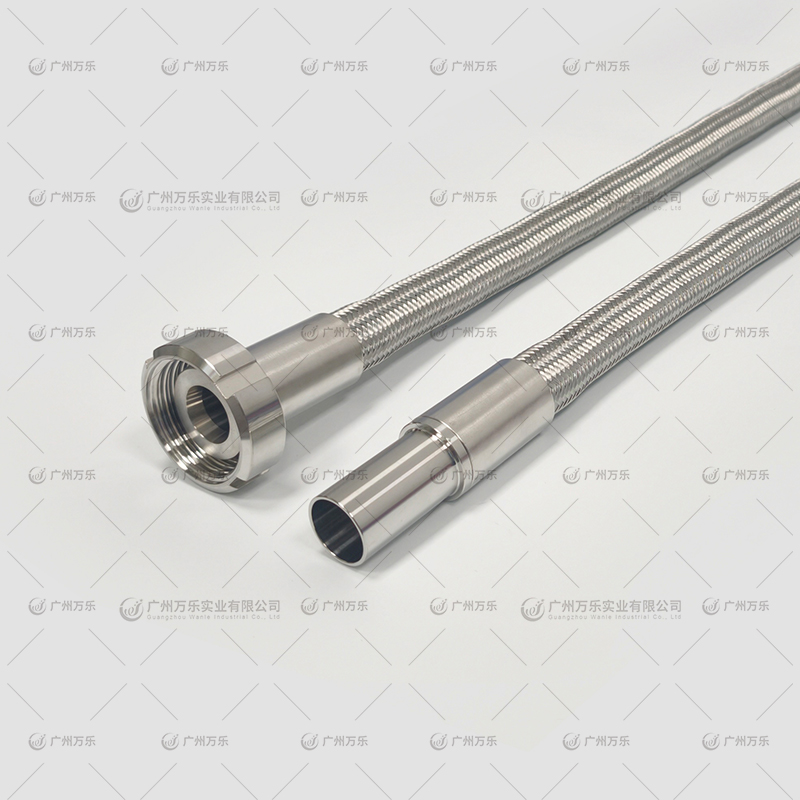 SS Braided Smooth Teflon Hose 不锈钢编织平滑特氟龙管 F -0041